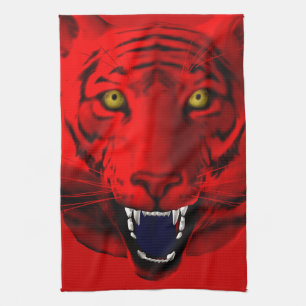 Linge De Cuisine Red Tiger