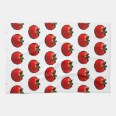 Linge De Cuisine Red Tomato Whimsical Custom Art (Horizontal)