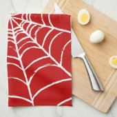 Linge De Cuisine Red Web (Quart Plié)
