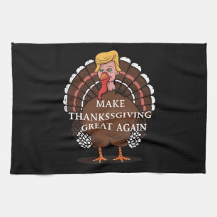 Linge De Cuisine Refaisons Thanksgiving Great Again Trump Dinde 202