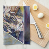Linge De Cuisine Réfléchir hors de la boîte (Quart Plié)