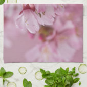 Linge De Cuisine Reflets Rose Pâle des Fleurs de Cerisier Sakura (Plié)