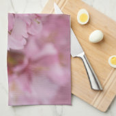 Linge De Cuisine Reflets Rose Pâle des Fleurs de Cerisier Sakura (Quart Plié)