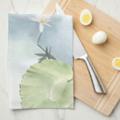 Linge De Cuisine Réflexion de Koi Pond avec poissons et lys (Quart Plié)