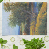 Linge De Cuisine Réflexion de l'arbre II (Plié)