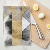 Linge De Cuisine Réflexions dorées I (Quart Plié)