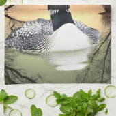 Linge De Cuisine Réflexions sur le Loon (Plié)