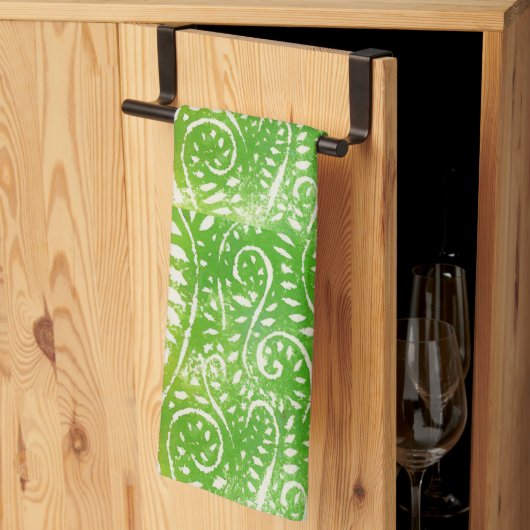 Linge De Cuisine Refreshing Ferny Fronds (Pliage en tiers)