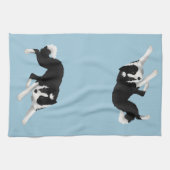 Linge De Cuisine Regard fixe de border collie (Horizontal)