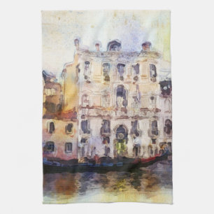 Linge De Cuisine Regarde OD Venise faite dans l'aquarelle