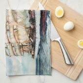 Linge De Cuisine Régate Cutty Sark/Cutty Sark Tall Ships'RACE (Quart Plié)