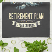 Linge De Cuisine Régime de retraite Randonnée Drôle papa à l'extéri (Plié)