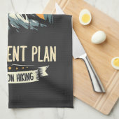 Linge De Cuisine Régime de retraite Randonnée Drôle papa à l'extéri (Quart Plié)