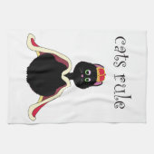 Linge De Cuisine Règle de chats (Horizontal)