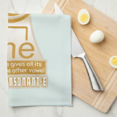 Linge De Cuisine Règle de phonie en anglais Silent E (Quart Plié)