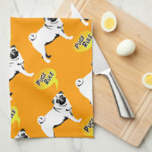 Linge De Cuisine Règles Pug (Quart Plié)