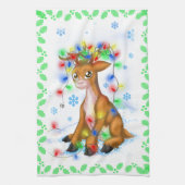 Linge De Cuisine Reindeder de Noël (Vertical)