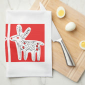 Linge De Cuisine Reindeer Kiss (Quart Plié)