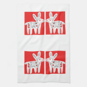 Linge De Cuisine Reindeer Kiss (Vertical)