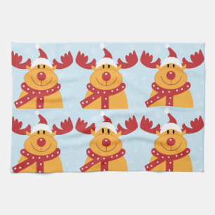 Linge De Cuisine Reinder de Noël
