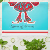 Linge De Cuisine Reine de Cœur  (Plié)