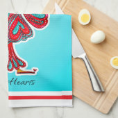 Linge De Cuisine Reine de Cœur  (Quart Plié)