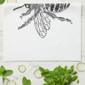Linge De Cuisine Reine des abeilles (Plié)