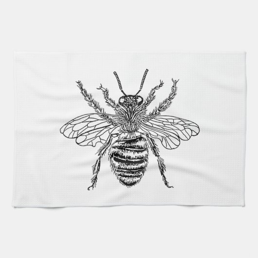 Linge De Cuisine Reine des abeilles (Horizontal)