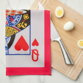 Linge De Cuisine Reine des Coeurs (Quart Plié)