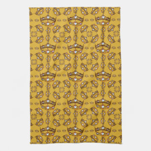 Linge De Cuisine Reine des Coeurs Or Couronne Tiaras or