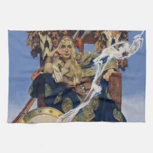 Linge De Cuisine Reine Maeve Princesse Guerrière Art Fantastique
