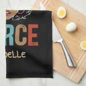 Linge De Cuisine Reine noire | Fierce | Femme noire (Quart Plié)