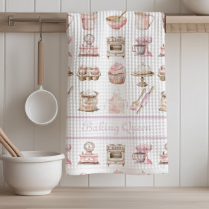 Linge De Cuisine Reine rose de la pâtisserie