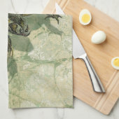 Linge De Cuisine Remonter le crapaud dans l'eau (Quart Plié)