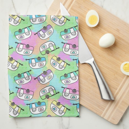 Linge De Cuisine Remorque de camping-car (Quart Plié)