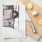 Linge De Cuisine Remorque de courant d'air (Quart Plié)