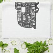 Linge De Cuisine Remorque de tableau (Plié)