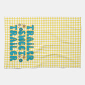 Linge De Cuisine Remorque Sweet Trailer Arlequin Jaune (Horizontal)