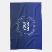 Linge De Cuisine Remplacement et texte faciles du logo | Dégradé bl (Vertical)