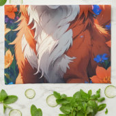 Linge De Cuisine Renard à fleurs (Plié)