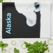 Linge De Cuisine Renard arctique (Plié)