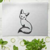 Linge De Cuisine Renard argenté (Plié)