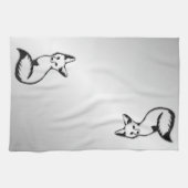 Linge De Cuisine Renard argenté (Horizontal)