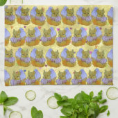 Linge De Cuisine Renard nommé Dice (Plié)