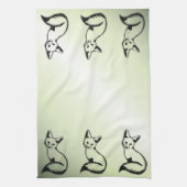 Linge De Cuisine Renard vert (Vertical)