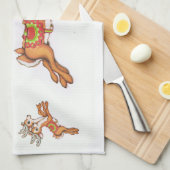 Linge De Cuisine Renard vintage (Quart Plié)