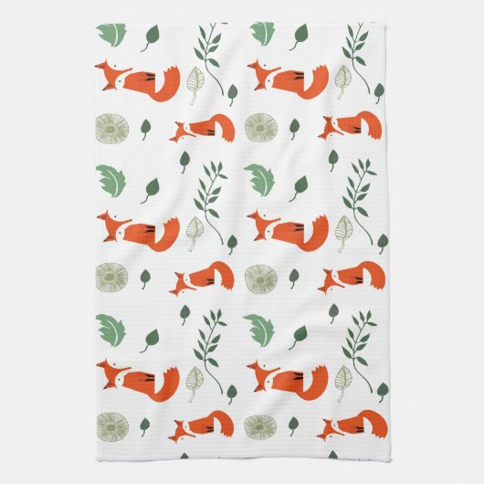 Linge De Cuisine Renards (Vertical)