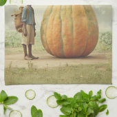 Linge De Cuisine Rencontre Citrouille géant (Plié)