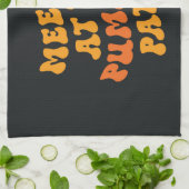 Linge De Cuisine Rencontrez-Moi Au Patch Citrouille (Plié)