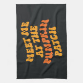 Linge De Cuisine Rencontrez-Moi Au Patch Citrouille (Vertical)